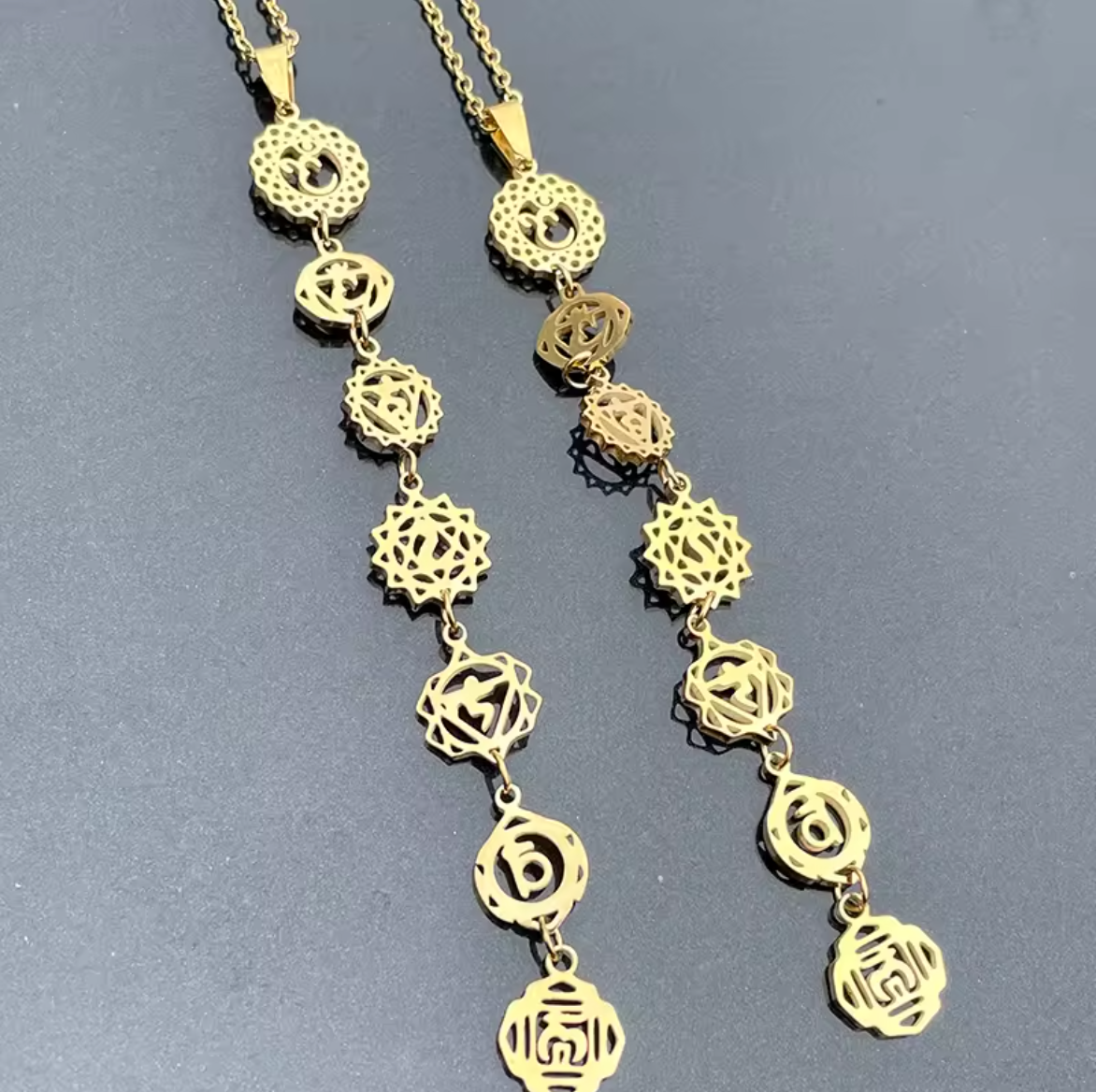 7 Chakra Göttinnen Halskette Juwelanda