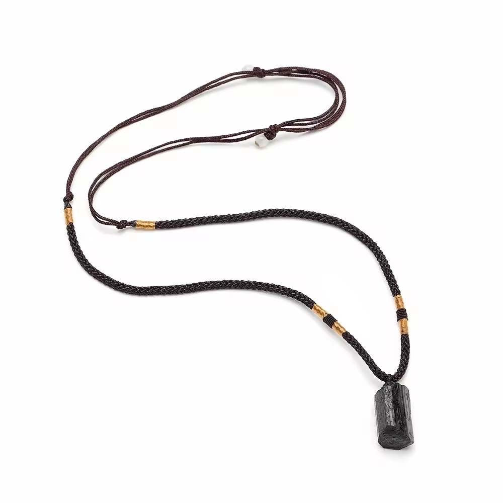 SCHUTZGLANZ – Elegante Halskette mit schwarzem Turmalin | JUWELANDA®