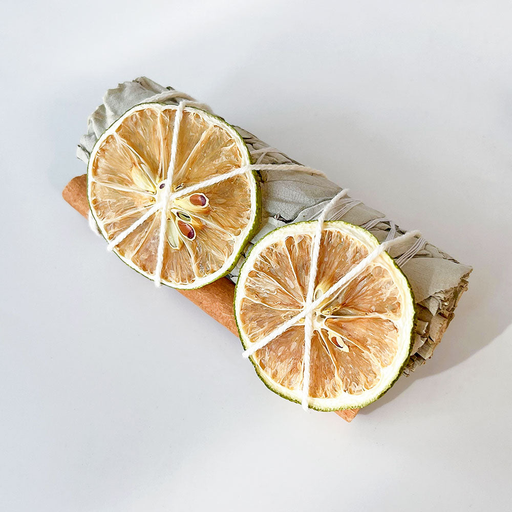  7-teiliges Räucher-Set - Weißer Salbei, Palo Santo & Selenit | Juwelanda