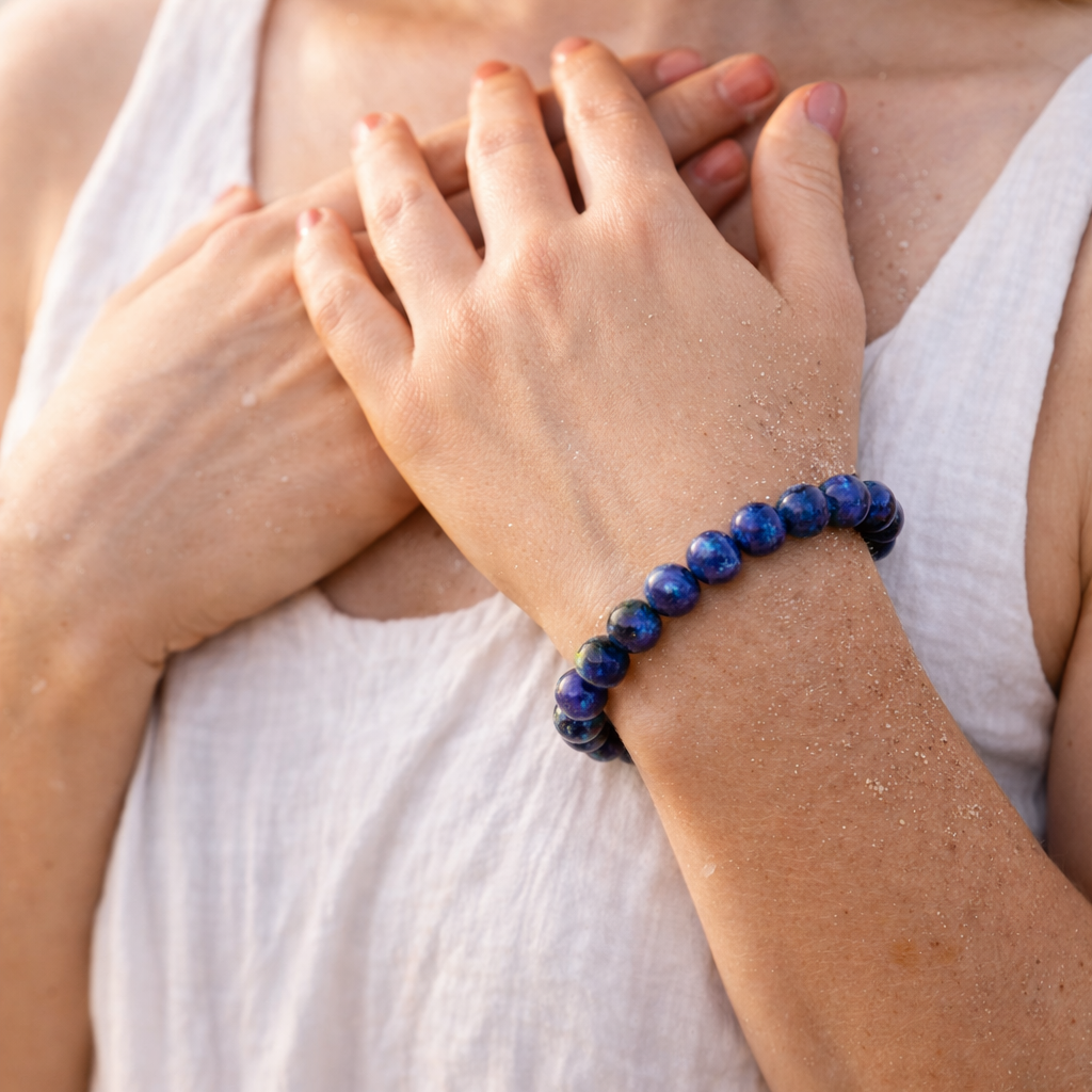 Blue Focus Armband aus Lapislazuli | Konzentration & Klarheit – Juwelanda
