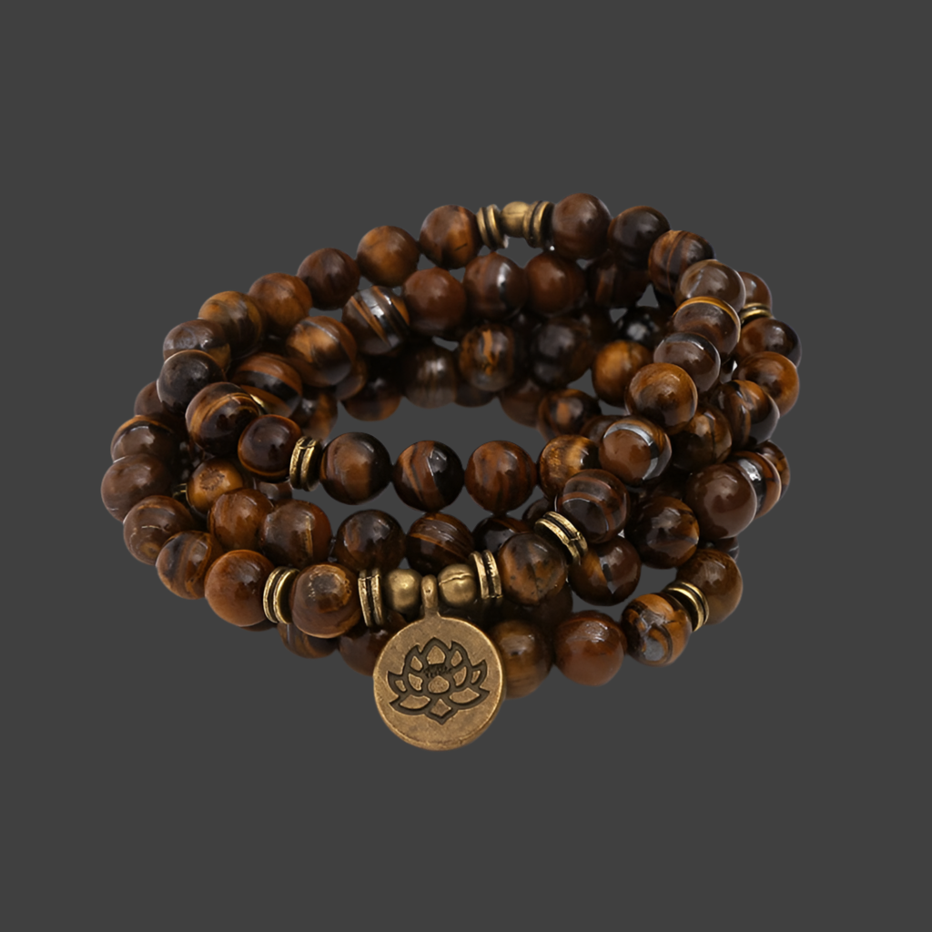 TIGERAUGE Mala - 108 Perlen