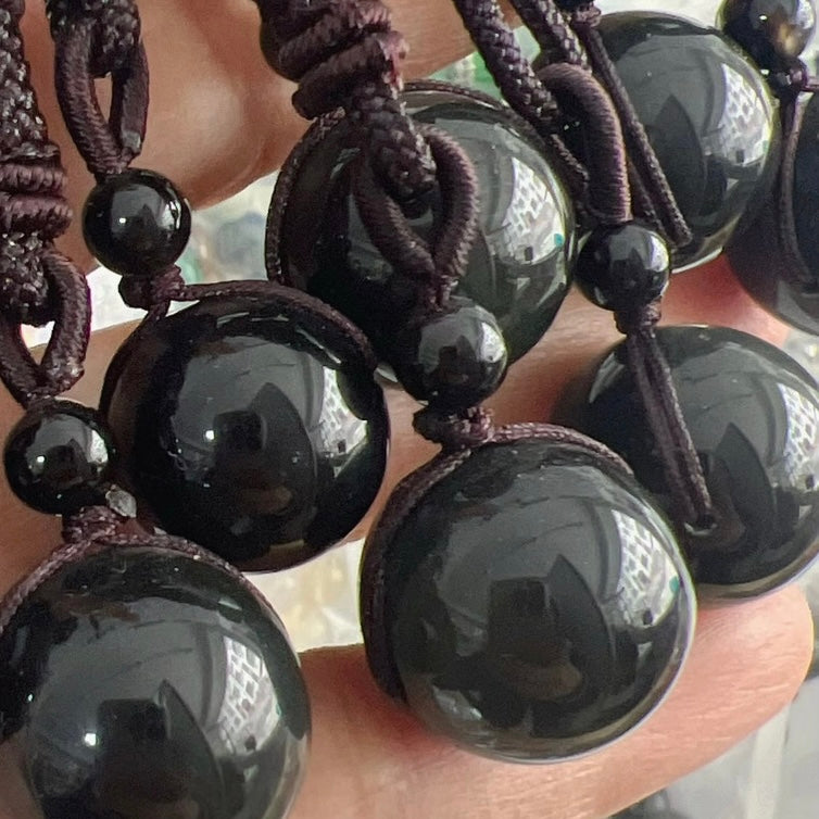 Regenbogen Obsidian Halskette