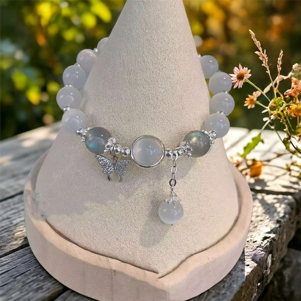 MONDSCHEIN Armband mit Schmetterling Produktfoto 