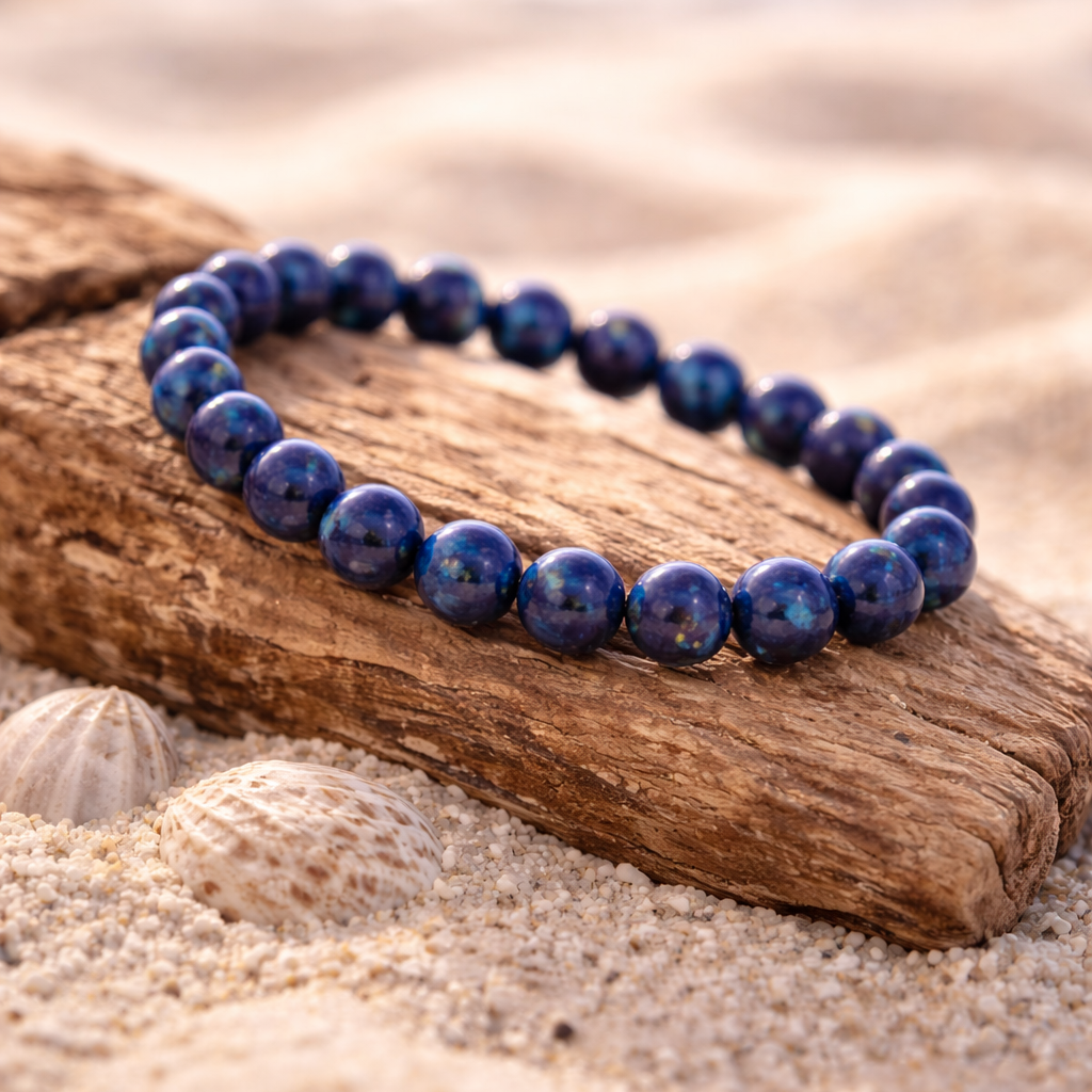 Blue Focus Armband aus Lapislazuli | Konzentration & Klarheit – Juwelanda