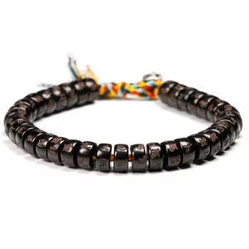 TIBETISCHES GLÜCKSKNOTENARMBAND - Om Mani Padme Hung