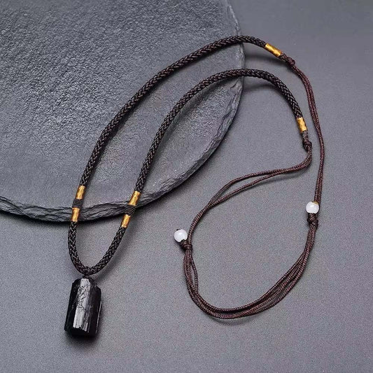 SCHUTZGLANZ – Elegante Halskette mit schwarzem Turmalin | JUWELANDA®