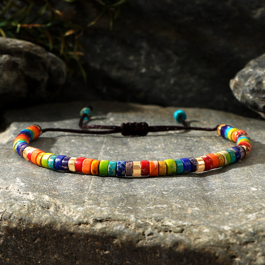 Chakra Energiearmband aus Jaspis – Harmonie, Schutz & innere Balance - SChmuck von JUWELANDA