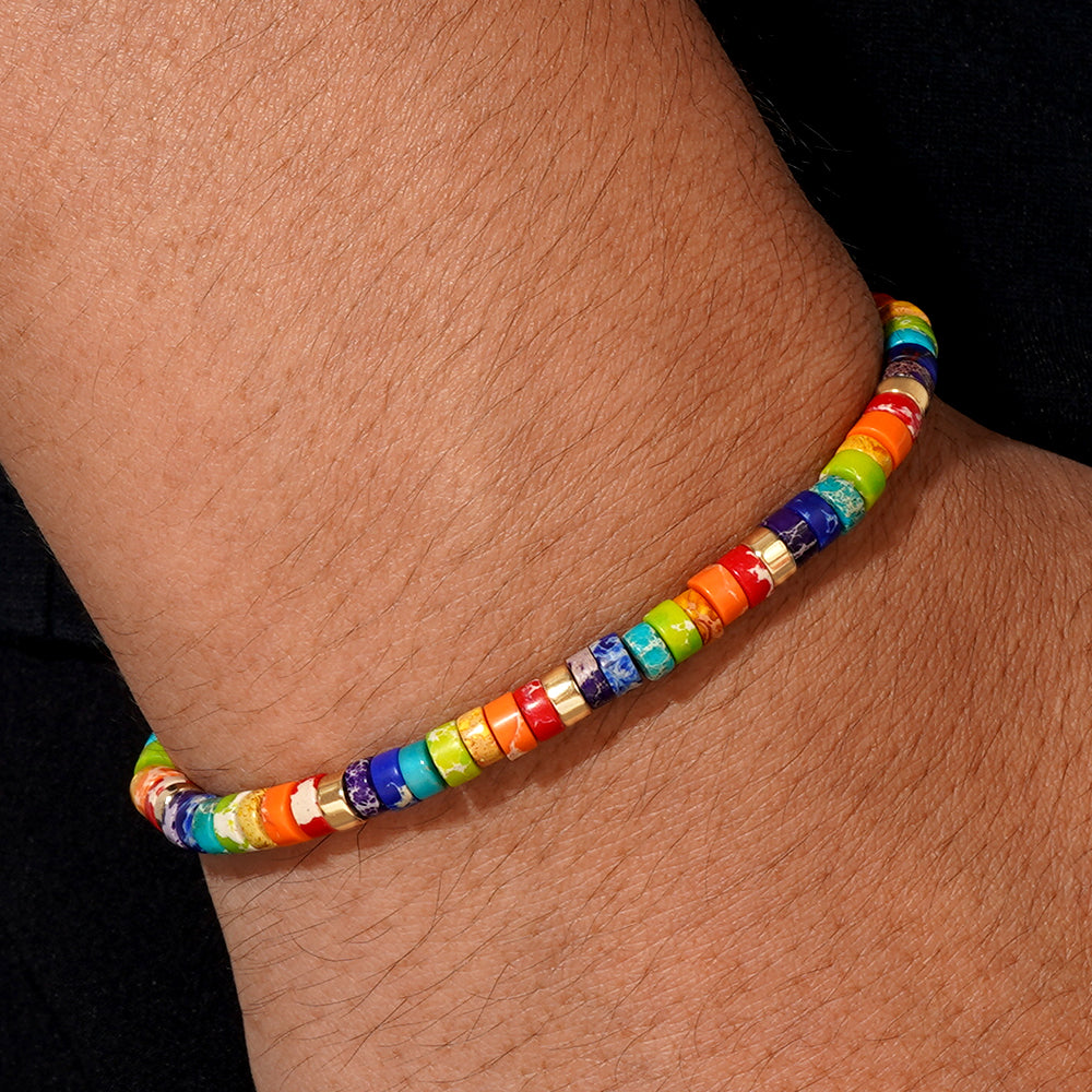 Chakra Energiearmband aus Jaspis – Harmonie, Schutz & innere Balance - SChmuck von JUWELANDA