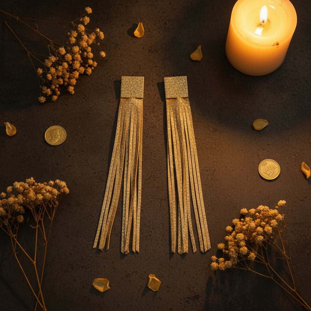 Gold Flat Lay