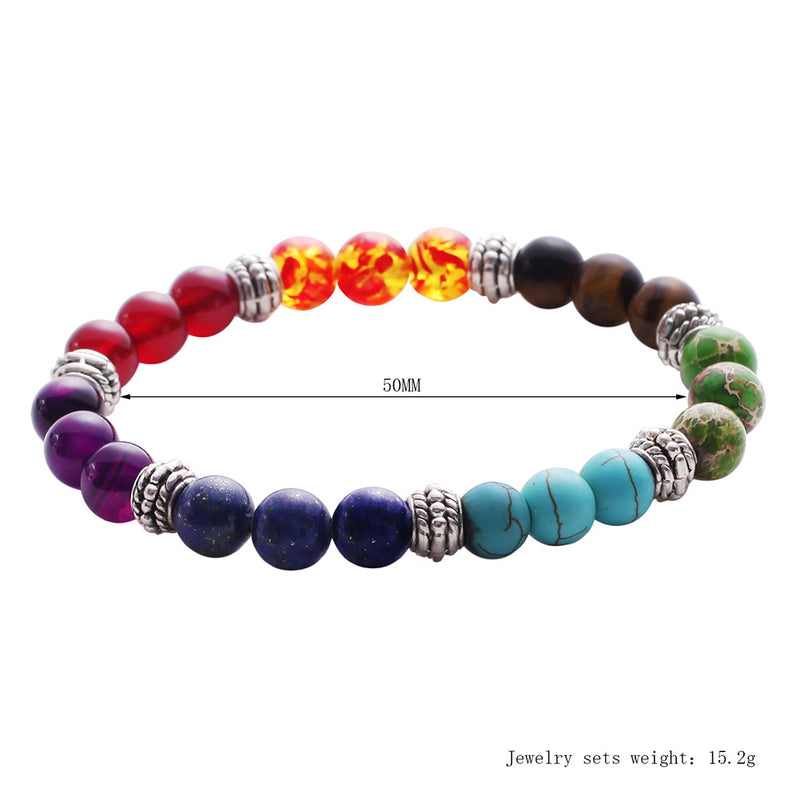 CHAKRA Armband 7 Steine - Juwelanda