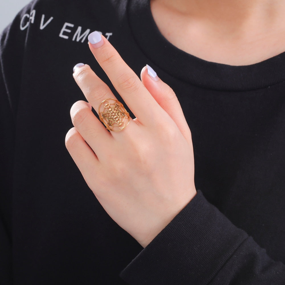 RING METATRON WÜRFEL - Juwelanda