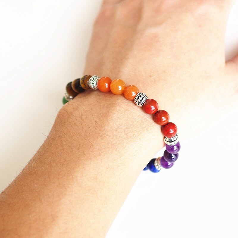 CHAKRA Armband 7 Steine - Juwelanda