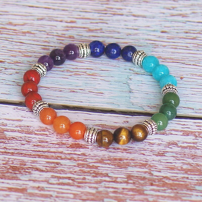 CHAKRA Armband 7 Steine - Juwelanda