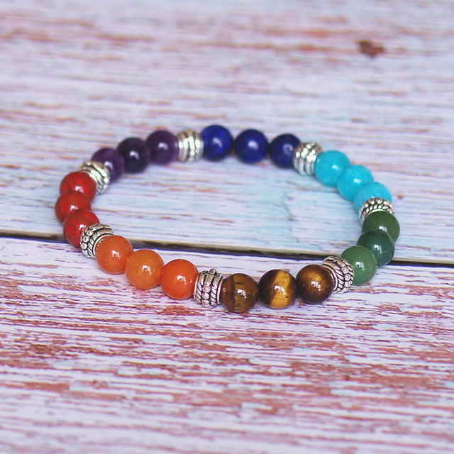 CHAKRA Armband 7 Steine - Juwelanda