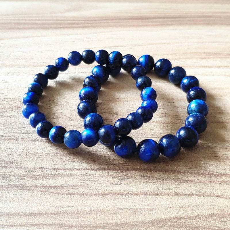 Blaues Tigerauge - INTUITION UND KLARHEIT Armband - Juwelanda