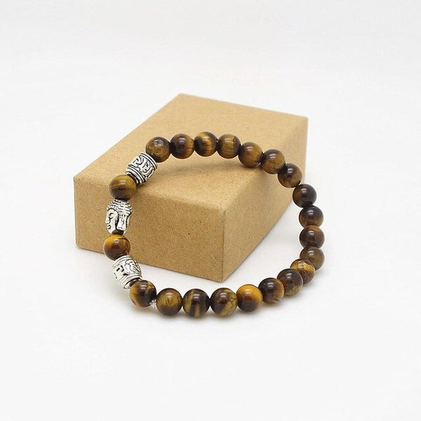 BUDDHA Armband Tigerauge - Juwelanda