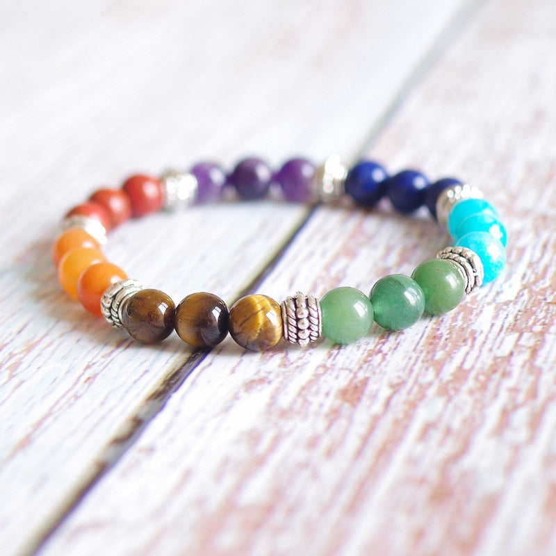 CHAKRA Armband 7 Steine - Juwelanda